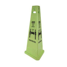 Custom Print Yellow Portable PP Material Wet Floor Warning Board Traffic Cone Signs No Parking Sign